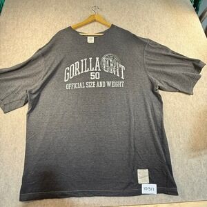 G-Unit Gorilla Unit 50 T Shirt Mens 3XL Gray Vintage 50 Cent Hip Hop Graphic Tee